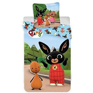 Bing En Flop peuterdekbedovertrek 100 X 135 Cm Katoen
