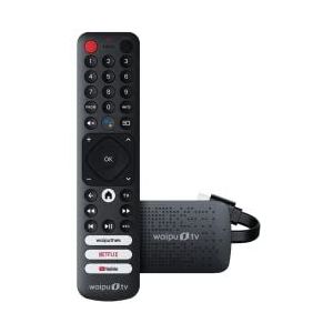 waipu.tv 4K Stick - Mediaspeler - HDMI - 4K - HDR - Incl. Afstandsbediening met Snelkeuzetoetsen