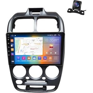 Android 13.0 2 Din Autoradio 10"" Touchscreen Auto Stereo Voor Hyundai Verna 1999 Met Draadloze Carplay Android Auto GPS Navigatie AHD Omgekeerd Beeld Stuurwielbediening(Size:P6(6G+128G))