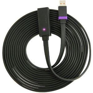 Nyko Extend Link Kabeladapter (USB 2.0 stekker, zwart, Xbox 360 Kinnect)