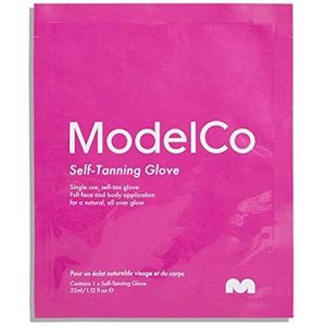 ModelCo Zelfbruinende handschoen - eenmalig gebruik - volledige gezichts- en lichaamstoepassing - natuurlijke gloed - 1 stuk 32 ml