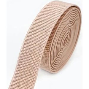 5 meter 10-50 mm elastische banden voor broeken taille rubberen band stretch singels tapes riem DIY ondergoed kleding naaien accessoires-huid-50 mm-5 meter
