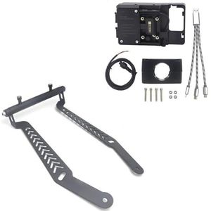 Navigatiebeugelbord GPS VOOR CYCLONE RT3 RT 3 Uitbreidingsstandaard Multifunctionele Lat Motorfiets Telefoon GPS Mount Navigatie Beugel USB Draadloos Opladen Navigatie beugel(22mm USB Stand)