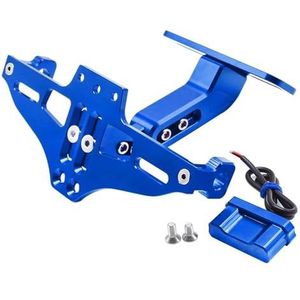 Voor KAWASAKI Z650 Prestaties voor Ni & ja 650 Urban Tourer Z650RS Accessoires Motorfiets Kentekenplaathouder Richtingaanwijzer(Blue)