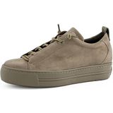 Sneakers - Effen - Suède - Versterkte Hak - Snoersluiting