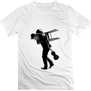 Men's Tom Waits t Shirts mnner Weiss White T-shirts & overhemden(Large)