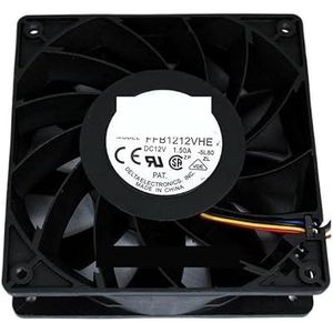 Voor Delta FFB1212VHE 5L80 DC 12V 1,5A 120x120x38mm 4-draads serverkoelventilator