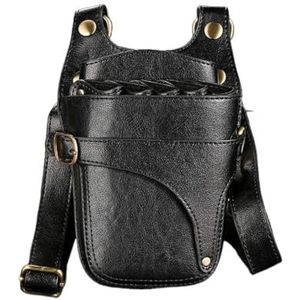 PXAMORTEL Kapperstas Salon Kapper Kappersholster Pouch Case Kapper Schaar Tas for Kapper, Stylist, Kapper Kapperstas(Black)