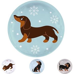 Handwarmer handwarmer met motief Teckel 4 stuks