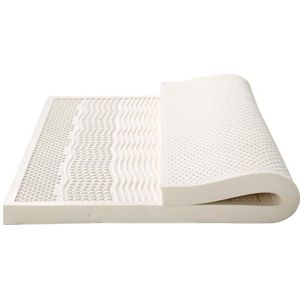 Matras Van Volledige Grootte, Puur Natuurlijk Latexmatras, Opvouwbaar Full-size Matras, Kingsize Tweelingmatras, Ademend En Comfortabel Eenpersoonsmatras, Ergonomische 7-zonematras (Color : White, S