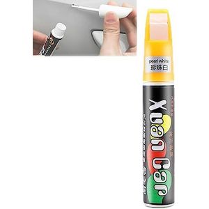 Car Scratch Remover Pen, 2023 New Car Scratch Remover Pen White, Touch up Paint Pen Car Scratch Repair, Auto Paint Repair Pen Brush Car Clear Scratch Remover Touch up Pens (Pearl White)