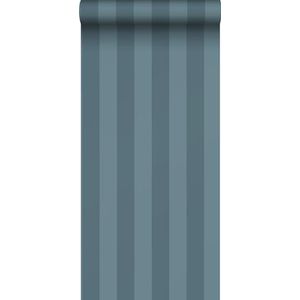 behang strepen blauw 50 x 900 cm - van Sanders & Sanders