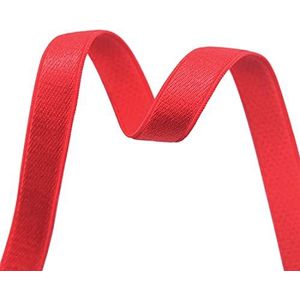 DIY PARK 5 Yard 3/8 ""10mm Glanzende Nylon Elastieken Spandex Satijn Bands Schouderbanden BH Riem Ondergoed Lingerie Naaien Trim (rood)