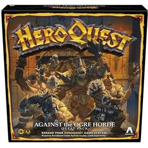 Avalon Hill Heroquest Against The Ogre Horde Quest Pack Rollenspel, vanaf 14 jaar, voor 2 tot 5 spelers, HeroQuest-speelsysteem, meerkleurig, 1 stuk