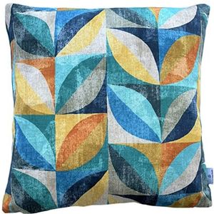 Blauw Kussensloop Groene Stam Bladeren Kussensloop Turquoise Kussens Blad Patroon Geometrische Sofa Decor Moderne Decoratieve Kussensloop Cover