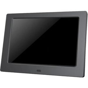 Digitale Fotolijst - Zwart - 10 Inch - WIFI Senior Dementie Kalenderklok - LED Groot Scherm