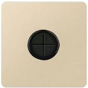 1 Stks 86 Type Muur Blank Paneel met Outlet Gat Decoratieve Cover Kabel Socket met Rubber Pad Kabel Organizer Opslag (Goud, 21 mm)