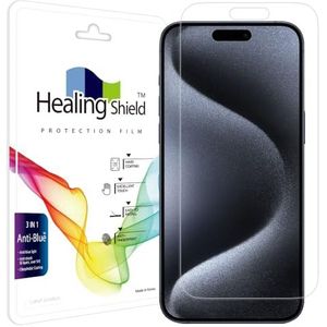 Healingshield Screen Protector Eye Protection Anti UV Blue Ray Film Compatible with Apple iPhone 15 Pro Max [Front 1pc]