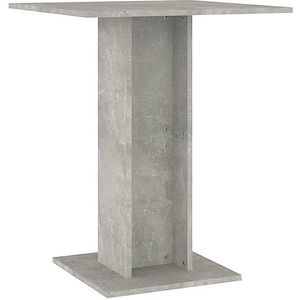 vidaXL Bistrotafel 60x60x75 cm spaanplaat betongrijs