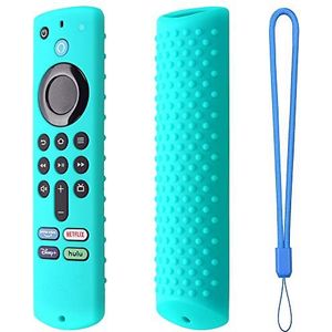 Voor Fire TV Stick (3e generatie) Derde Generatie Afstandsbediening Case Cover Shell Sleeve Siliconen Beschermende Voor Fire TV Stick (3e generatie) Derde Generatie/4K MAX/2021/4K MAX (Mint groen)
