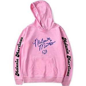 nuannuan Melanie Martinez Hoodie en fluwelen warme pullover sweatshirt voor jongens en meisjes, streetwear, uniseks, Harajuku casual wear, XXS-4XL, roze