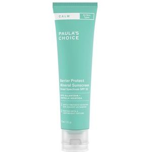 Paula's Choice CALM Barrier Protect Mineral Dagcrème SPF 30 - Kalmeert Roodheid & Voorkomt Tekenen van Gevoeligheid - Gevoelige Huid - met Titaniumdioxide - Alle huidtypen - 60 ml