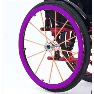 Siliconen wielhoes voor rolstoel, achterwielafdekking voor rolstoel, antislip en slijtvast, verbetert grip en tractie, velg voor stoel