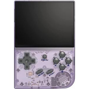 64G draagbare gameconsole Retro Arcade met 5000 games, 3,5 inch Cortex-A9 draagbare mini-videogameconsole met 640 * 480 pixels, for kinderen en volwassenen ( Size : Purple )