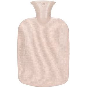 PVC-warmwaterkruik, Zachte Draagbare Warmwaterzak voor Pijnverlichting, Warme en Koude Therapieën Menstruele Krampen voor Vrouwen Kinderen Ouderen(Beige)
