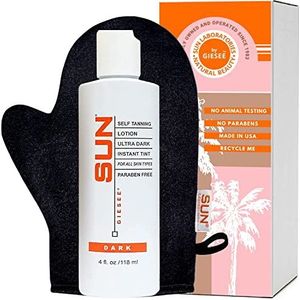 Sun Self Tanning Lotion Tan Overnight Instant Tint - Medium 32 oz. (8 oz.) by Sun Laboratories
