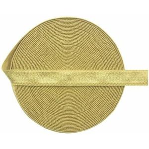 2 5 10 Yard 3/8"" 10mm Effen Glanzende Niet-vouwbare Elastische Spandex Satijnen Band Bh-band Hoofdband Jurk Naaikant Trim-Dijon-10 Yards