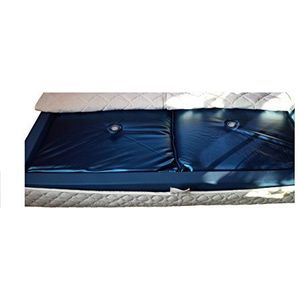 Mesamoll2® Softside waterbed matras 100x220 cm voor dubbele waterbedden 200x220cm I hoogwaardige waterbedmatras 200 x 220 cm blauw