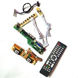 Voor MT220WW01 V.5 V.B T.V53 controller board Remote+Inverter+toetsenbord 4CCFL 30Pin LVDS VGA HDMI AV USB LCD display panel DIY kit (MT220WW01 V.5)