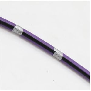 RAHBI 100 m AVSS Auto Draad 24 22 20 18 16 14AWG Luidspreker Audio Kabel OFC Zuurstofvrij Koper Twisted pair Netsnoer Lijn leisurely (Color : Purple Black-100M, Size : 16AWG Sq1.25mm)