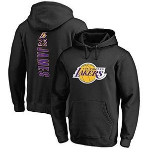 Hooded Sweater Men Casual NBA Basketball Clothing Lakers Hoodies Men Sports Long Sleeve Casual Pullover Clothing,S