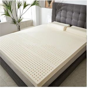 Matras Van Volledige Grootte, Latexmatras, Opvouwbare Enkele Dubbele Tatami-matras, Medium Stevig, Ergonomisch, Met Afneembare En Wasbare Hoes (Color : White, Size : 200 * 220CM*3CM)