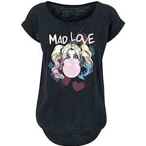 Harley Quinn Mad Love T-shirt zwart XXL 100% katoen DC Comics, Fan merch, Film, Schurken, Superhelden