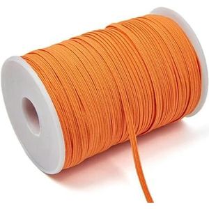 3mm 6mm Naai-elastiek Kleurrijke hoge elastische rubberen band voor kleding Tailleband Stretchtouw Haarelastisch lint 5y-oranje-3mm 5yards