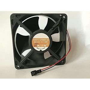 LMNCBVYA Ailsa Hexi KDE1212PMBX-6A 120mm DC12V Cooling Fan - 0.63A 2-Wire Air Cooler for Laptops