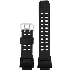 Siliconen Rubber Horlogeband Fit for Casio G Shock GW9400 GW 9300 G-9200 Camouflage Kleur Band Waterdicht heren Armband accessoires(Color:A-Black)