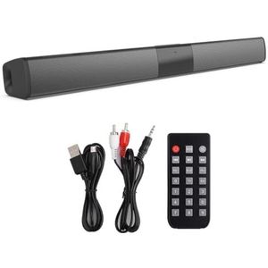 Yangers Draadloze Bluetooth 5.0 Soundbars Speaker voor TV met Afstandsbediening, True Wireless 20W USB Oplaadbare Ingebouwde EQ voor Home Cinema Audio PC TV Telefoon Laptop