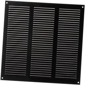 EIROPLASTS - Ventilatierooster - 300x300mm - Duurzaam Metaal - Geïntegreerd Muskietennet