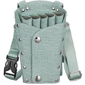 PXAMORTEL Kapperstas Haarschaar Holster Tas Met Schouderriem for Kappers Kapper PU Lederen Schaar Kappersgereedschapstas Tas Houder Kapperstas(Color 3)