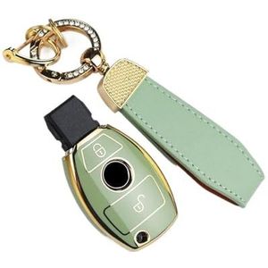 Sleutelbehuizing Autosleutel Case Cover Accessoires Sleutel Tas Houder Shell Sleutelhanger Voor A B C S Klasse Voor AMG GLA CLA GLC W176 W221 W204 W205 Autosleutelhoesje(4)