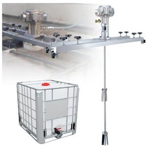 Menggereedschap voor verfmixer, pneumatische roerder voor het mengen van verf, inklapbare propeller, geschikt voor mengers van verfcoatings