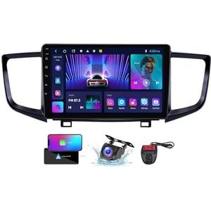 9 Inch Touchscreen Dubbel DIN Autoradio Compatibel met Honda Pilot 2016-2019 met Carplay/Android Auto FM RDS DAB+ Autoradio WiFi 4G Draadloze Carplay Android Auto Bluetooth 5.0 DSP(NF-2)