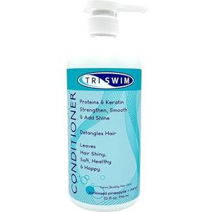 TRISWIM Conditioner Voor Zwemmers, Na Het Zwemmen Verzorging, Hydraterende Conditioner Voor Haar, Ontklittende Regenererende Vegan Conditioner Voor Zwemmers, Haarconditioners Voor Mensen (946ml)