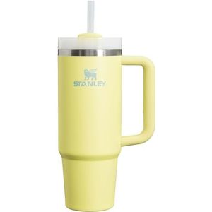 STANLEY Quencher H2.0 FlowState roestvrijstalen vacuüm geïsoleerde beker met deksel en rietje voor water, ijsthee of koffie, smoothie en meer, Pomelo, 30 oz