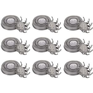 Minghunian 9-Delige Vervangende Mesjes voor Elektrisch Scheerapparaat Reservemesjes Neustrimmer Tempeltrimmer Elektrisch Scheerapparaat Scheermes