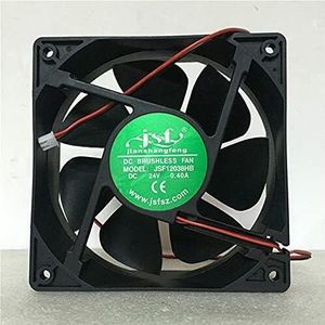 For Exhaust Fan for Computer Case JSF12038HB 24V 0.40A 120mm 2-Wire Inverter Welding Machine LMNCBVYA